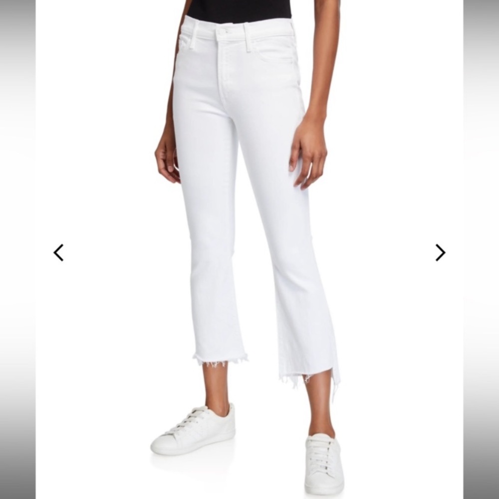 MOTHER The Insider Crop Step Fray Jeans